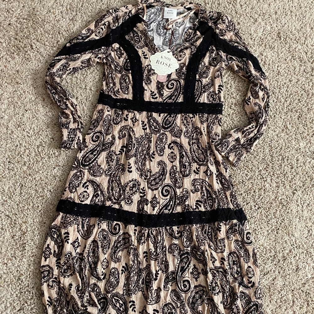 Knox rose crocheted dress